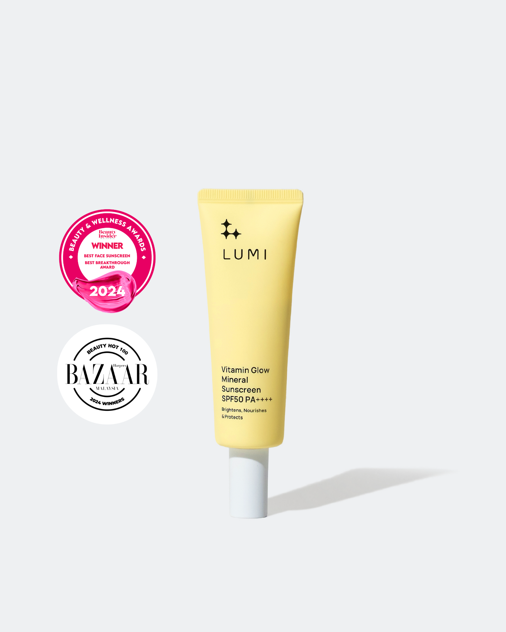 Vitamin Glow Mineral Sunscreen SPF50 PA++++