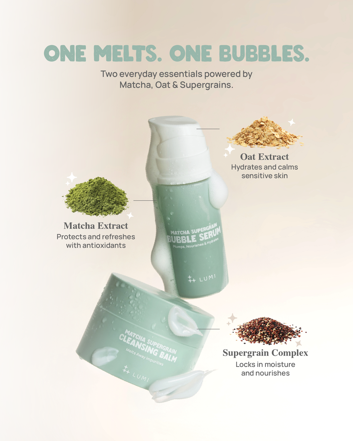 Matcha Supergrain & Mask Bundle