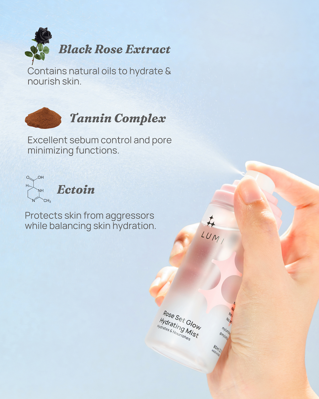 Rose Set Glow Hydrating Mist