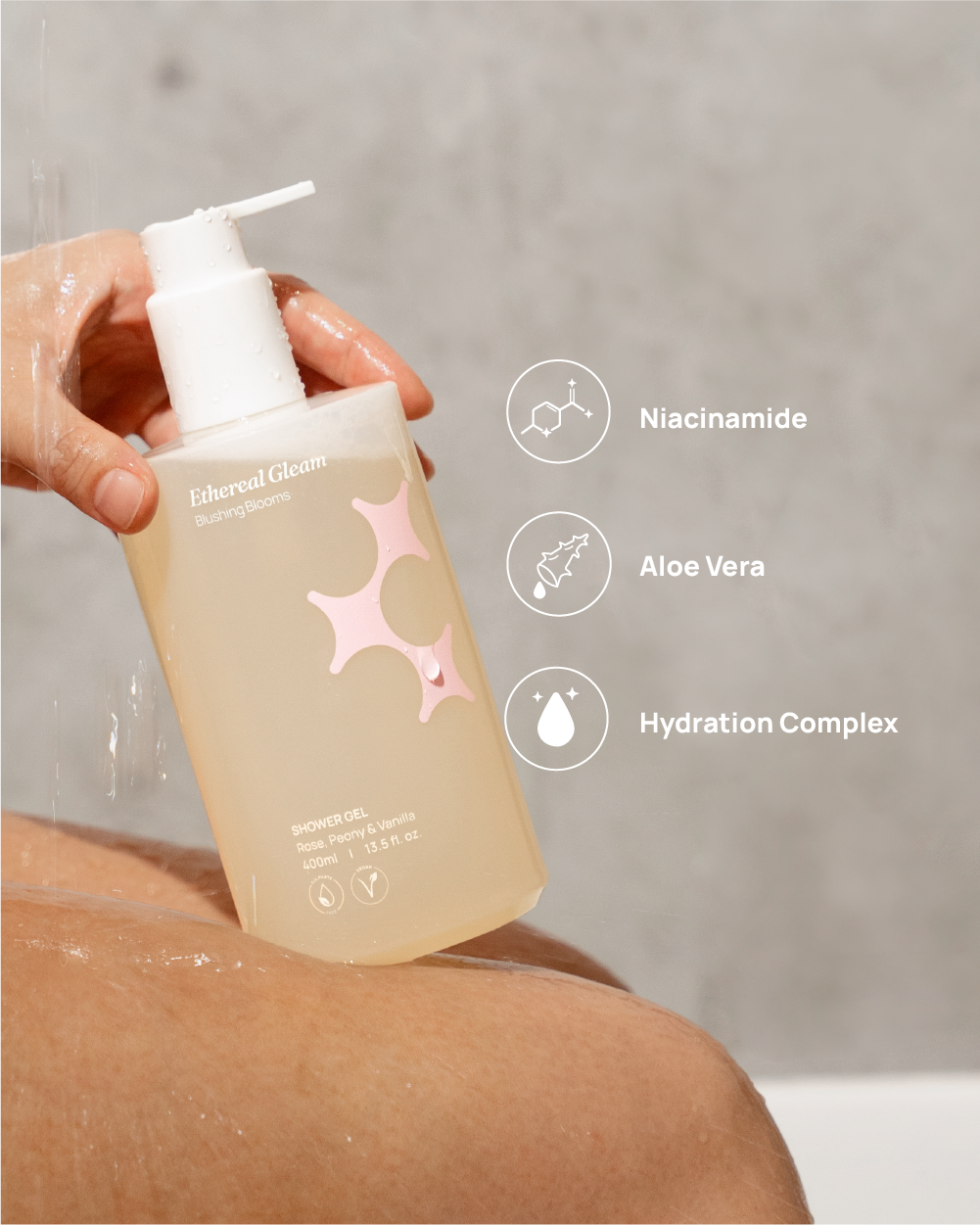 Ethereal Gleam Shower Gel (Blushing Blooms)