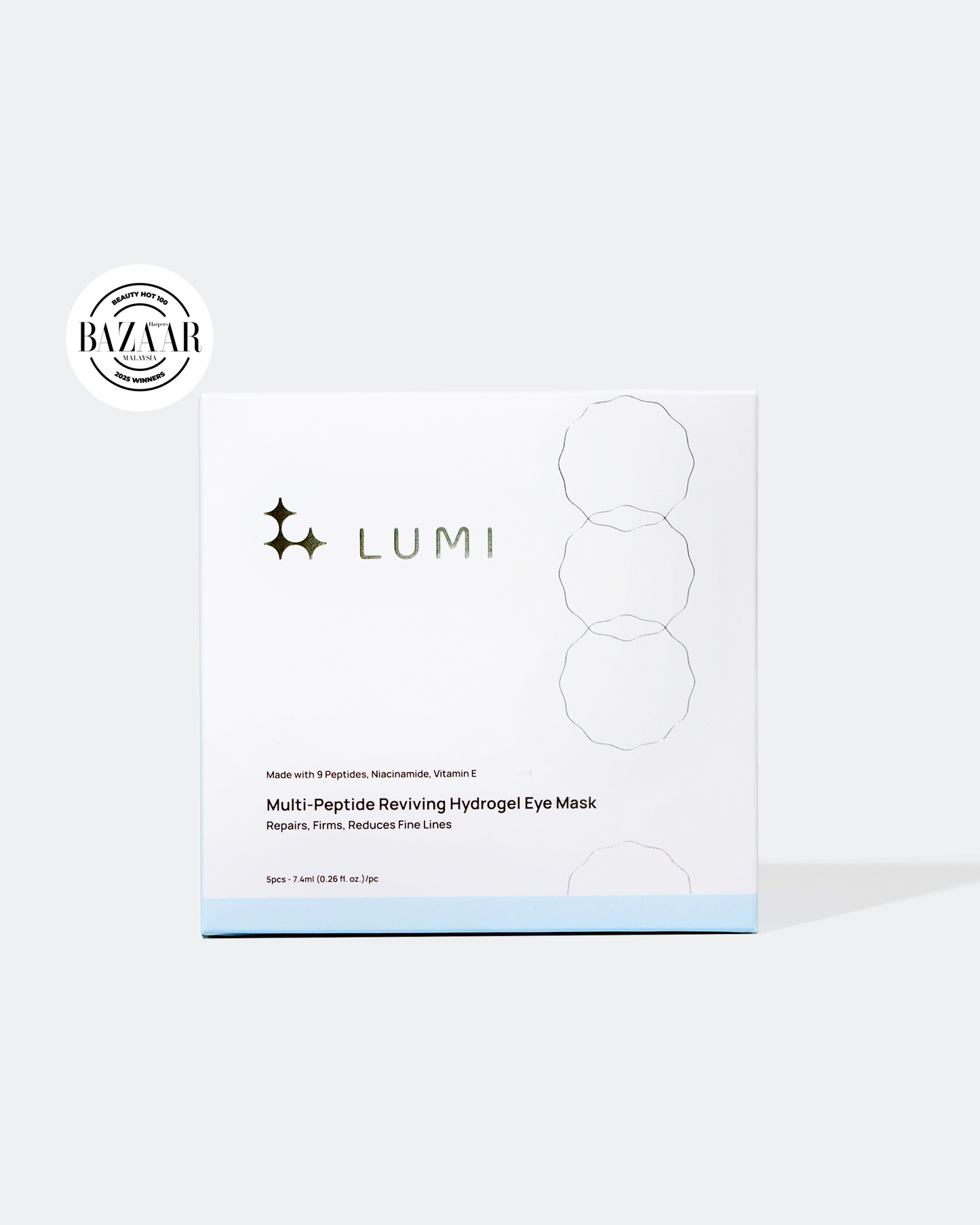 Multi-Peptide Reviving Hydrogel Eye Mask