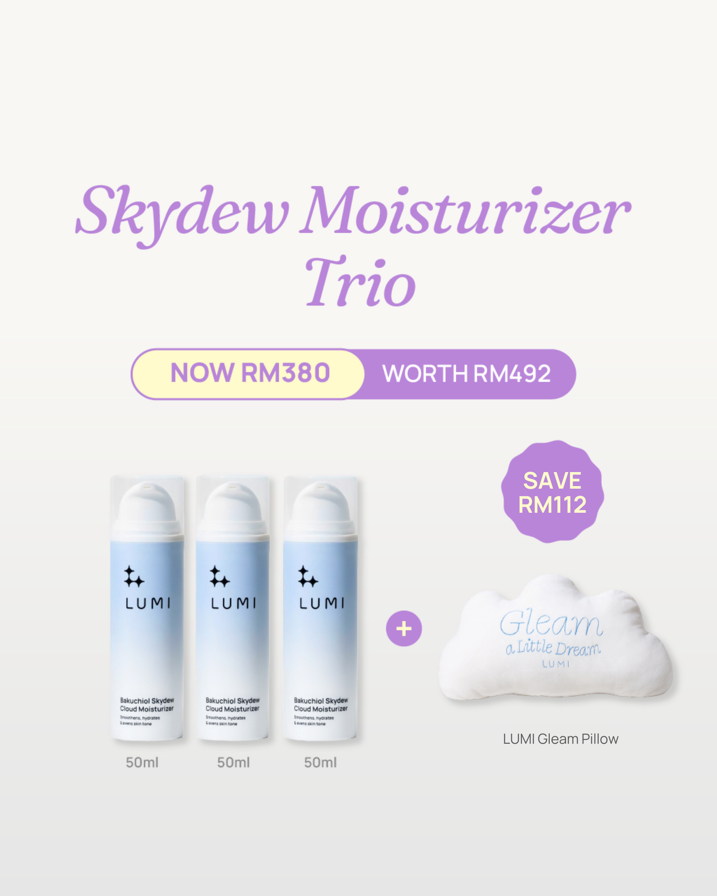 Skydew Moisturizer Trio