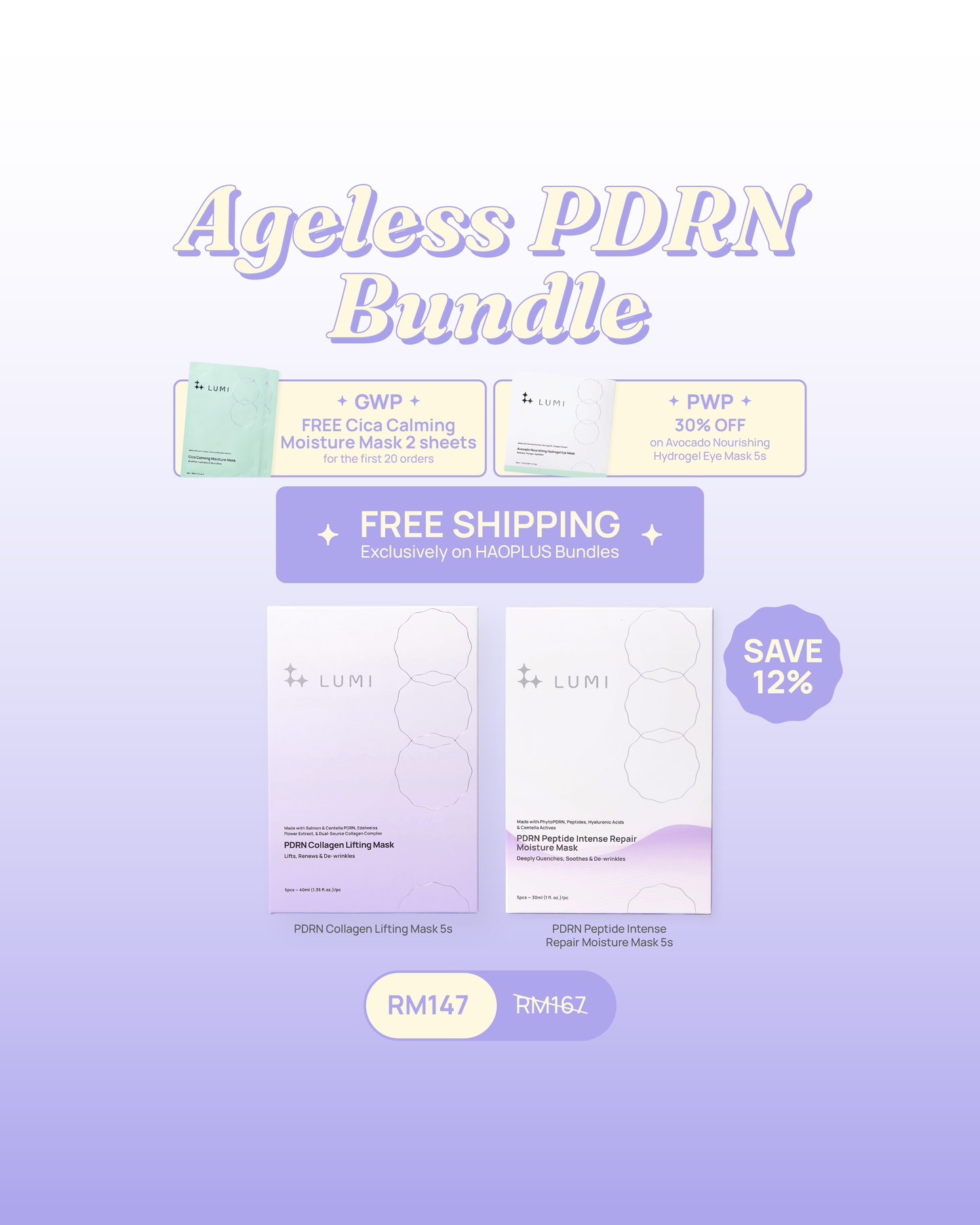 [HAOPLUS Exclusive] Ageless PDRN Bundle