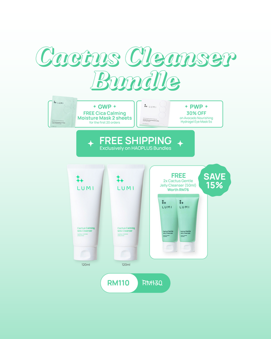 [HAOPLUS Exclusive] Cactus Cleanser Bundle