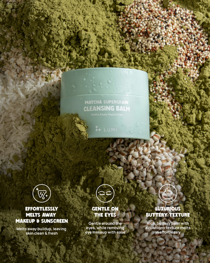 Matcha Supergrain Cleansing Balm