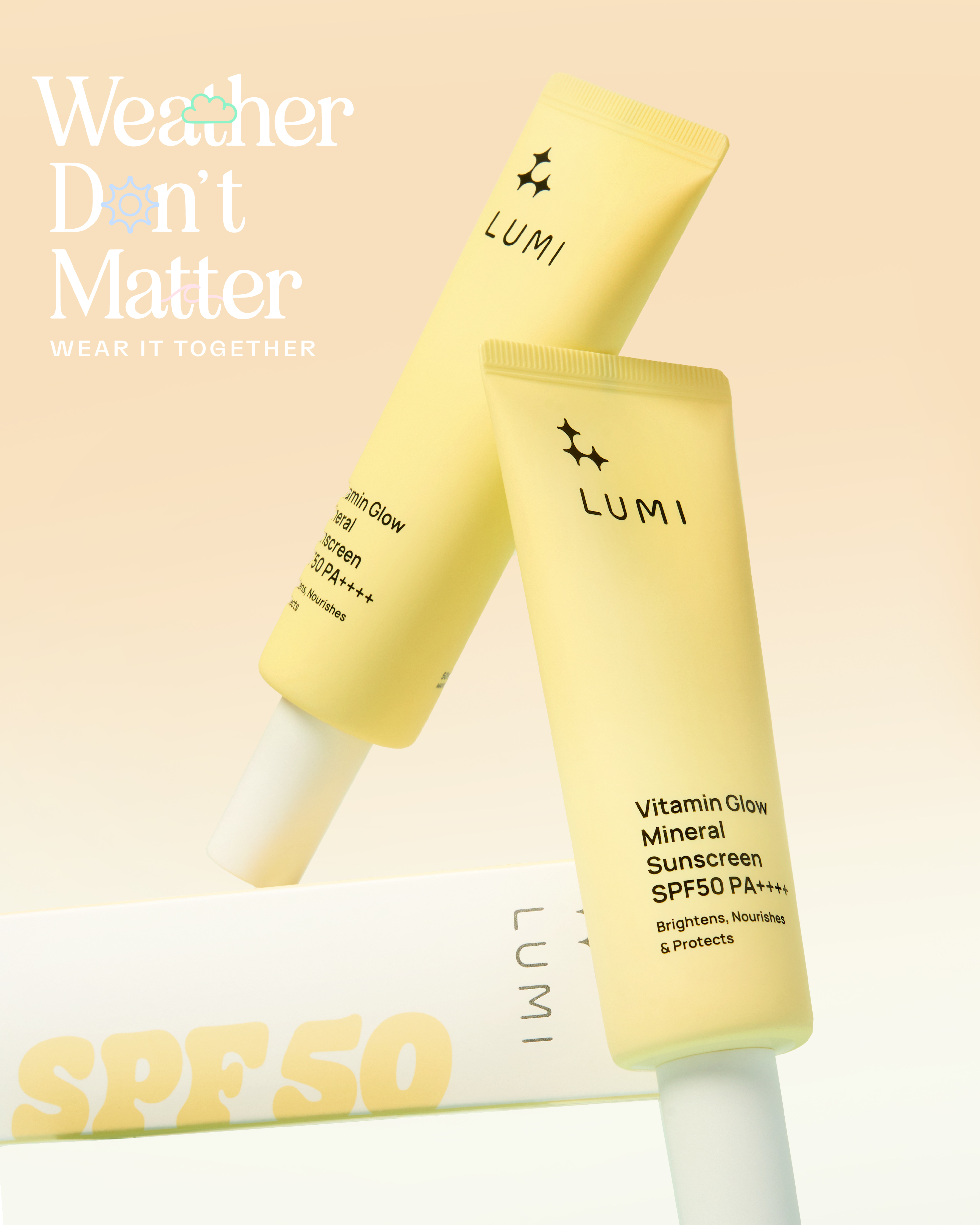 Vitamin Glow Mineral Sunscreen SPF50 PA++++