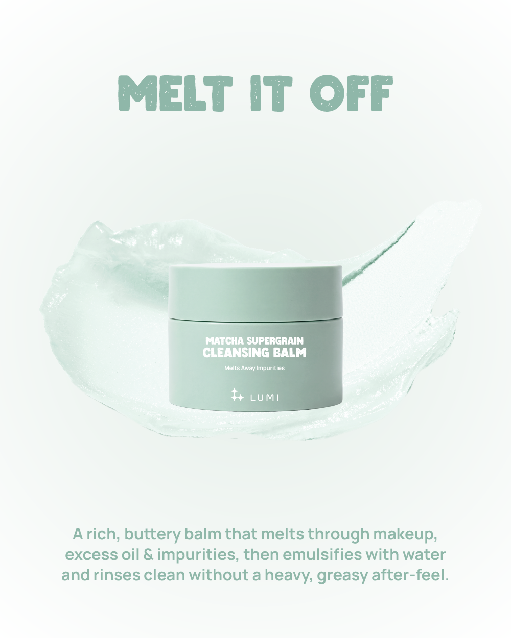 Matcha Supergrain Cleansing Balm