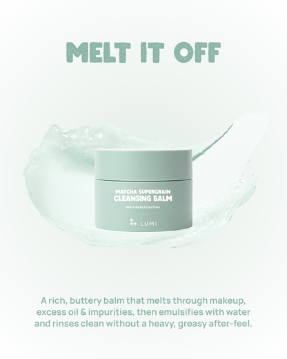 Matcha Supergrain Cleansing Balm