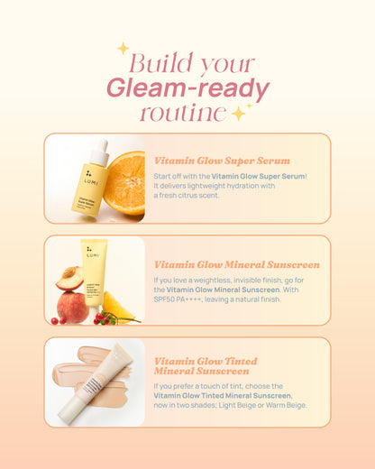 Vitamin Glow Tinted Mineral Sunscreen SPF50 PA++++