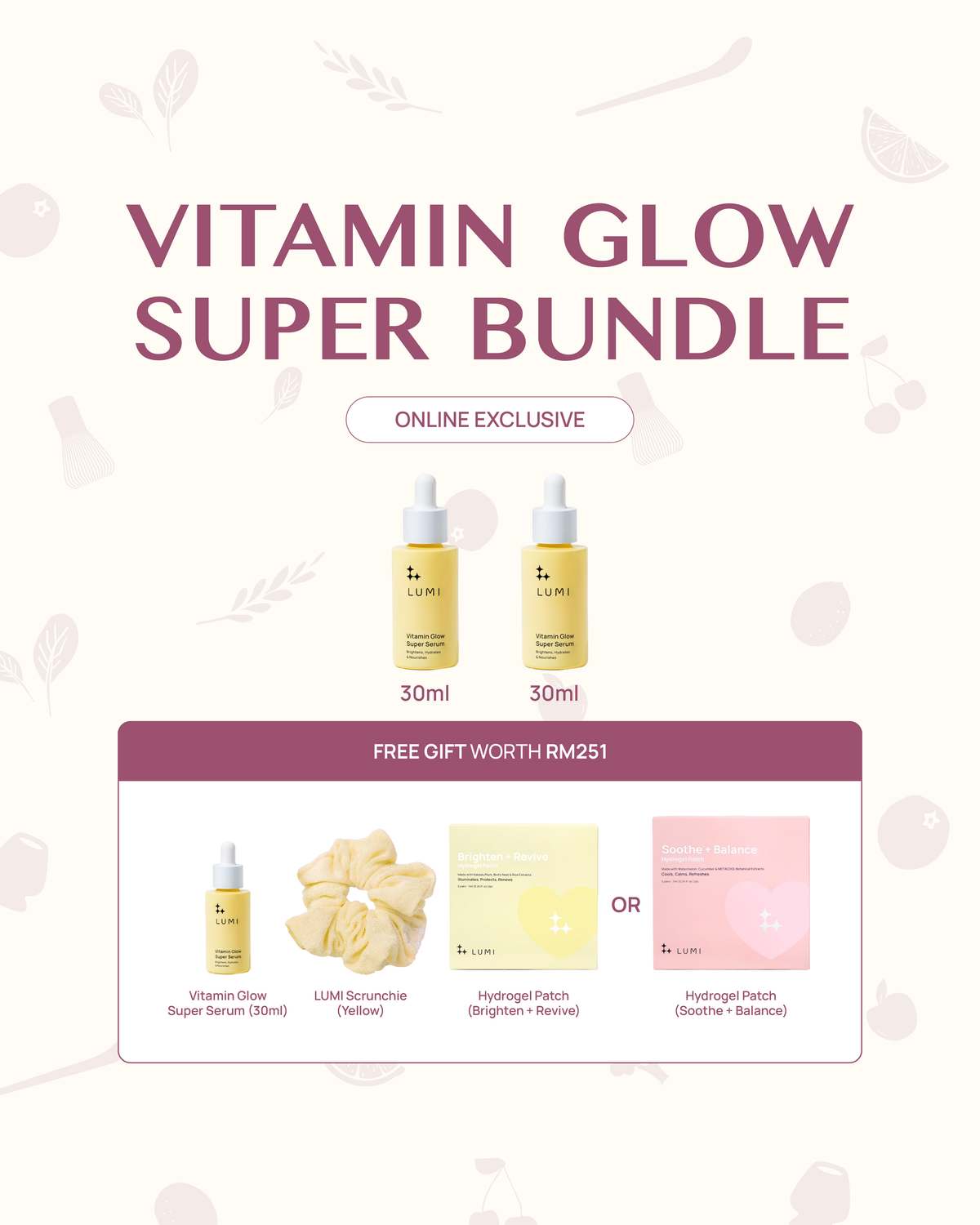 [Online Exclusive] Vitamin Glow Super Bundle
