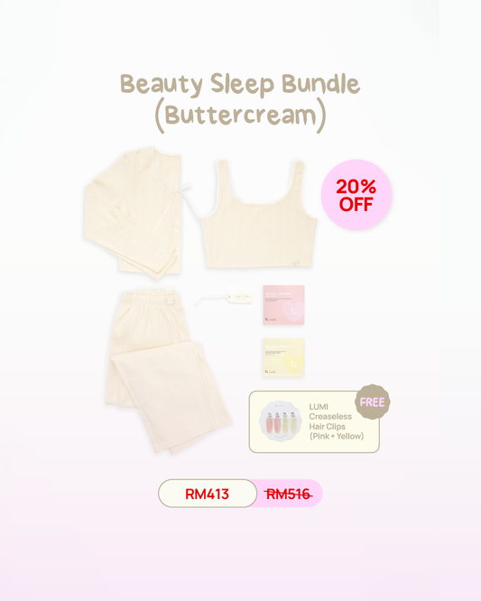 LUMI x Wustler Beauty Sleep Bundle (Buttercream)
