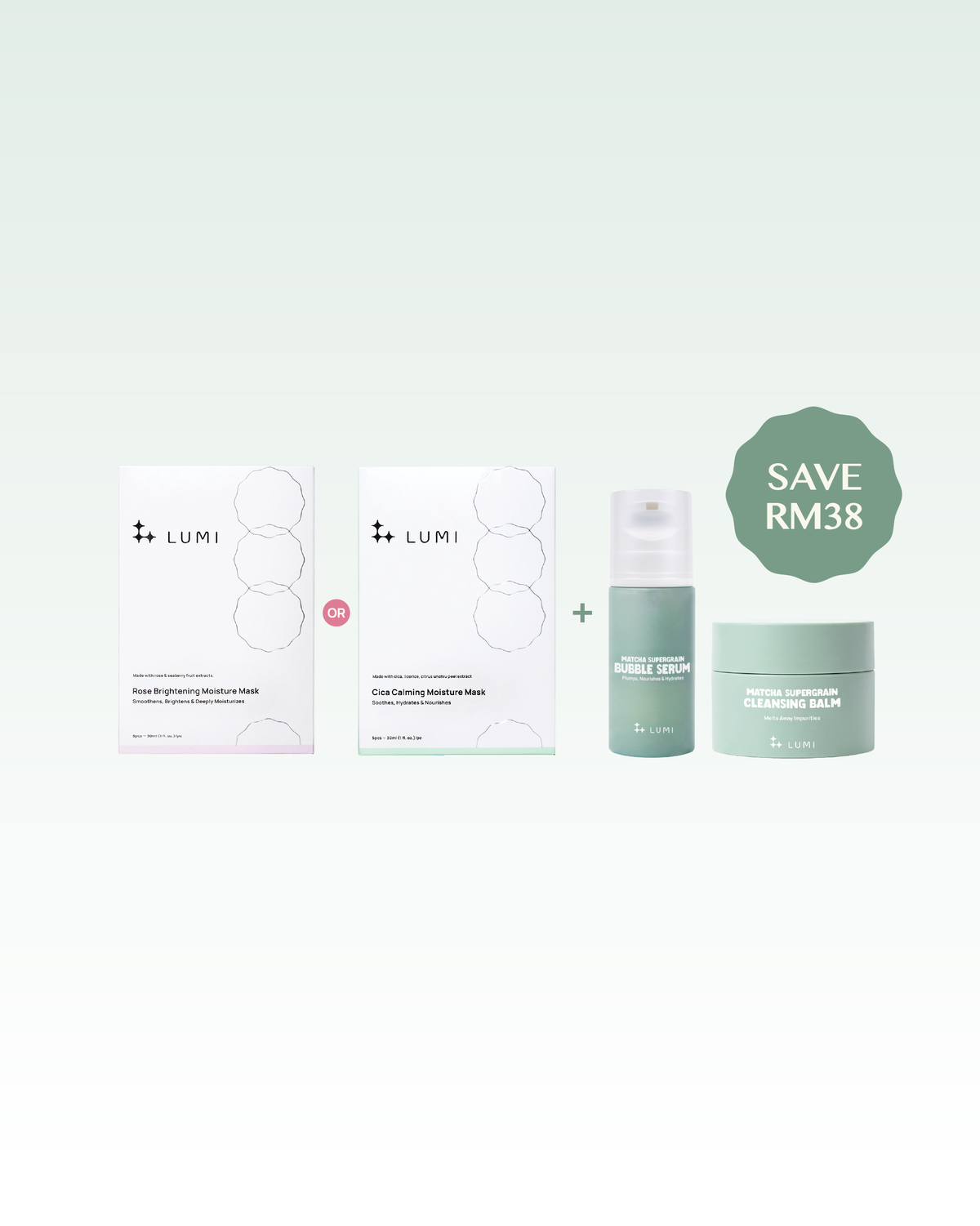 Matcha Supergrain & Mask Bundle