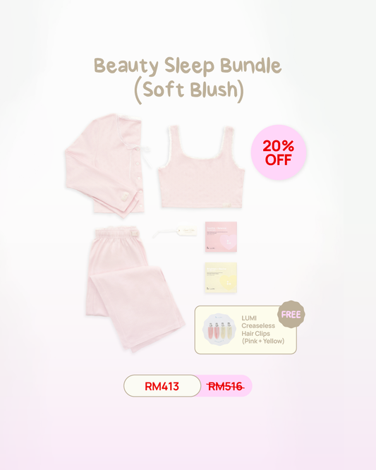 LUMI x Wustler Beauty Sleep Bundle (Soft Blush)