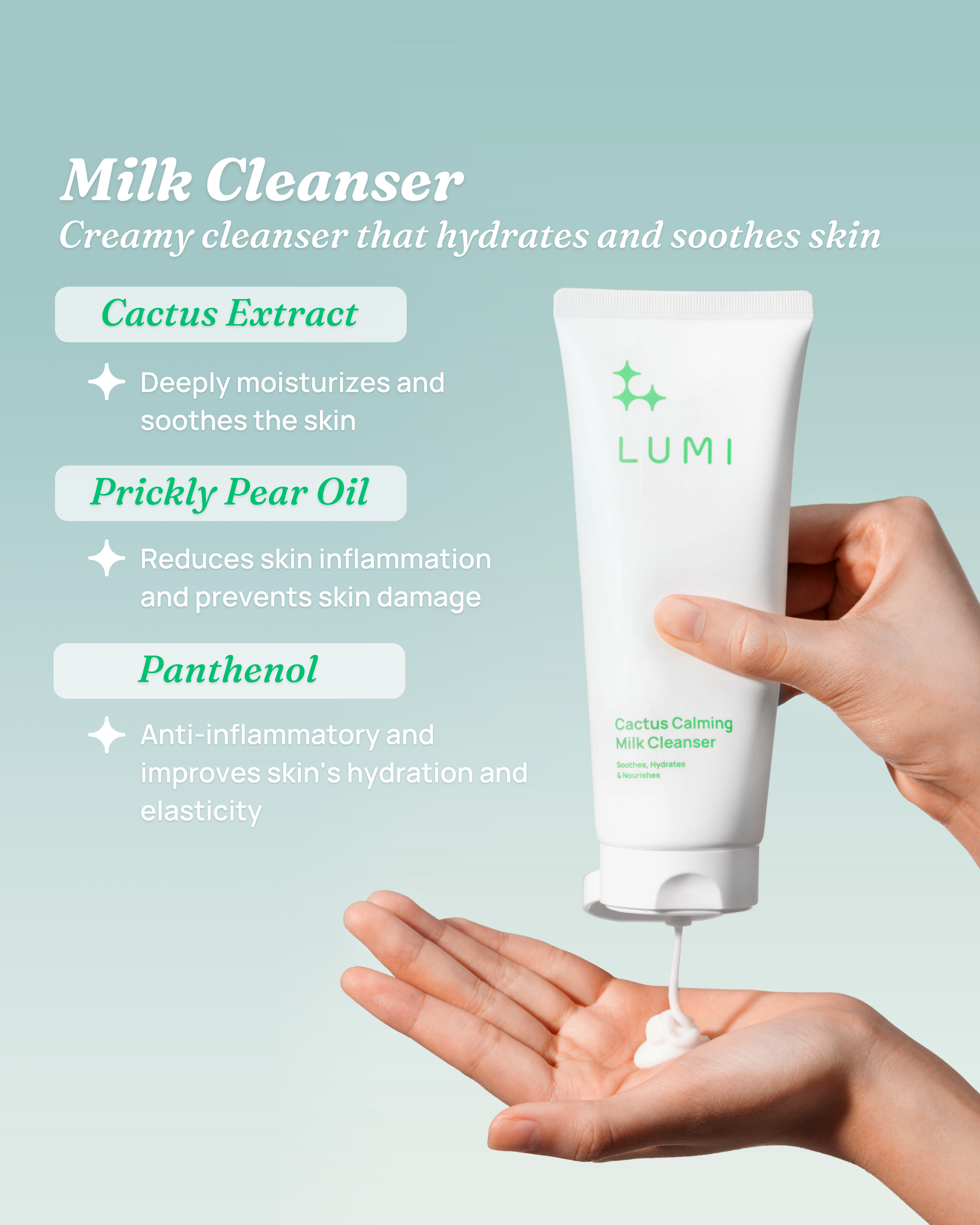 Cactus Calming Milk Cleanser